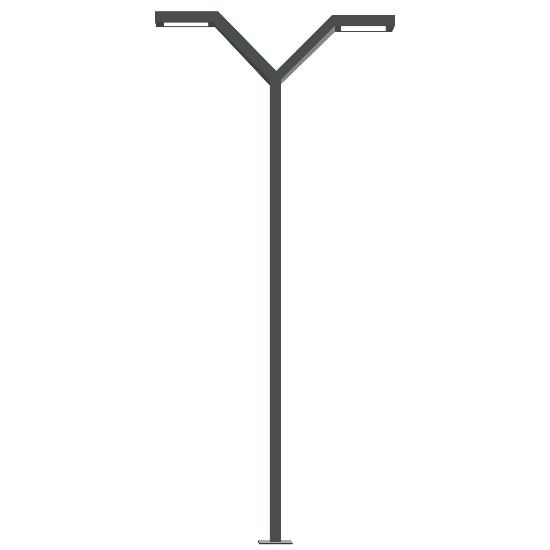 ACK 1X30W Led Alsa 3000K 3000Mm Bahçe Direk Armatürü AG43-09701