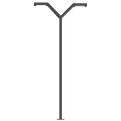 ACK 2X30W Led Alsa 3000K 4000Mm Bahçe Direk Armatürü AG43-09801