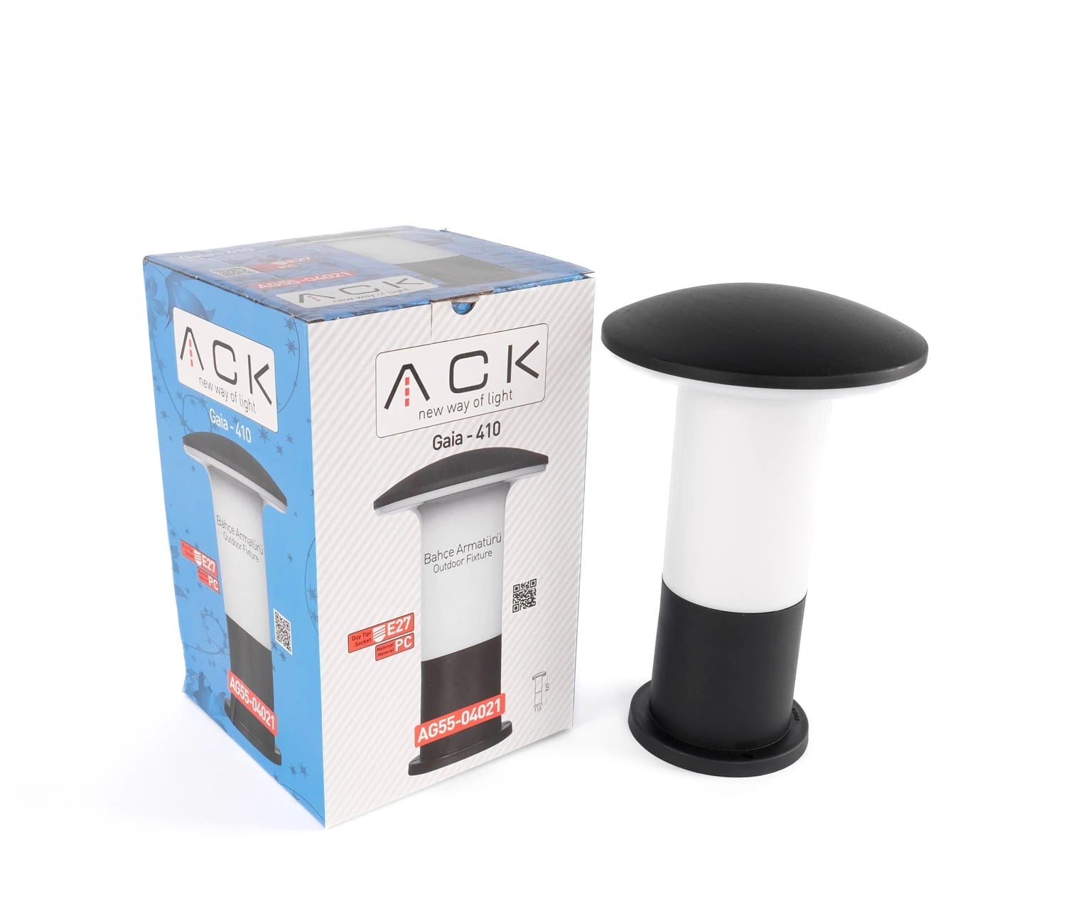 ACK Gaıa Bahce Dırek Armaturu 325Mm E27 Pc AG55-04021 en uygun fiyatlı satıcı