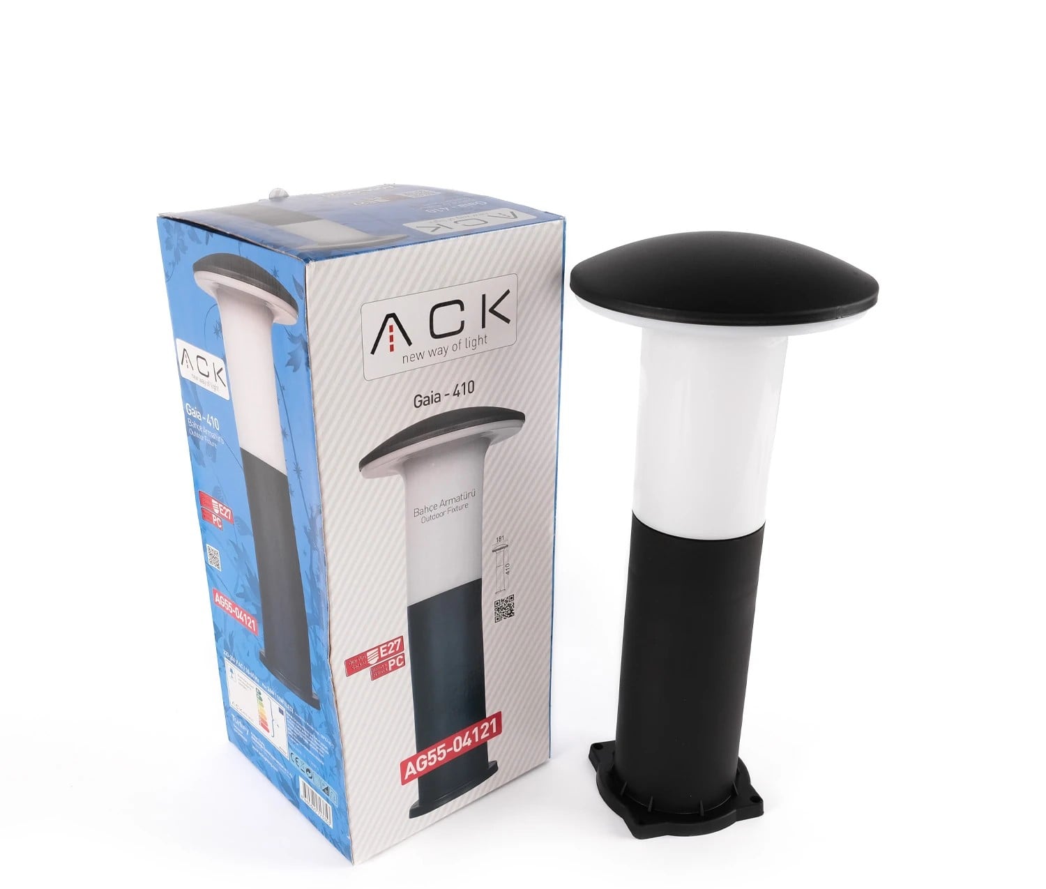 ACK Gaıa Bahce Dırek Armaturu 410Mm E27 Pc AG55-04121 en uygun fiyatlı satıcı