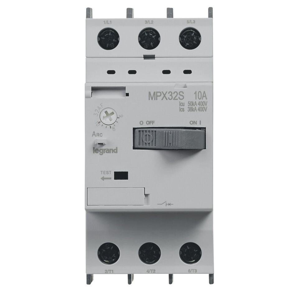 Legrand  MPX³ 32S basmalı tip motor koruma şalteri 6 - 10A LEG-417310
