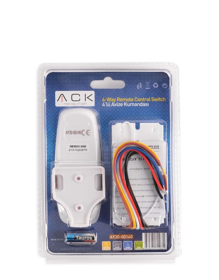 ACK 4'Lü 220V Avıze Kumandası AY30-00140