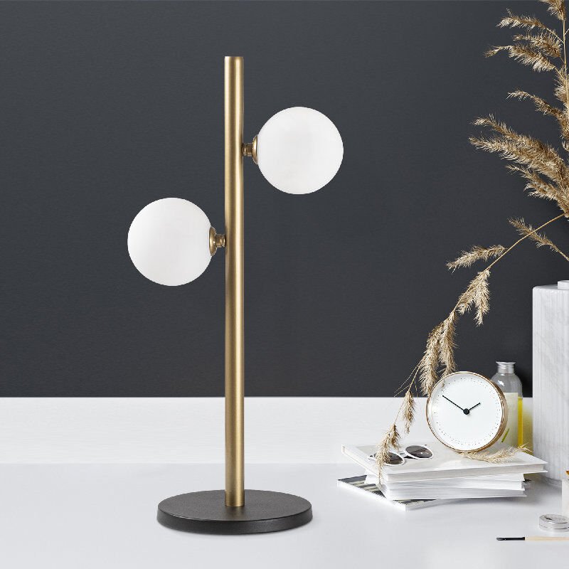 Aydinlatmadunyam Masa Lambasi Vintage Domino-11035