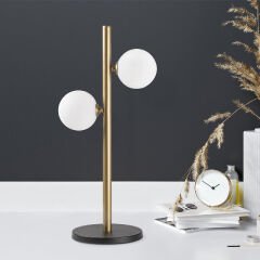 Aydinlatmadunyam Masa Lambasi Vintage Domino-11035