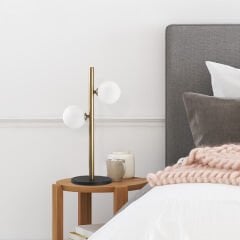 Aydinlatmadunyam Masa Lambasi Vintage Domino-11035