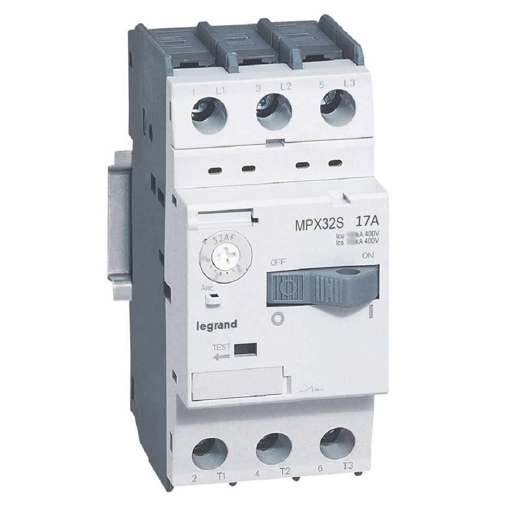 Legrand  MPX³ 32S basmalı tip motor koruma şalteri 11 - 17A LEG-417312