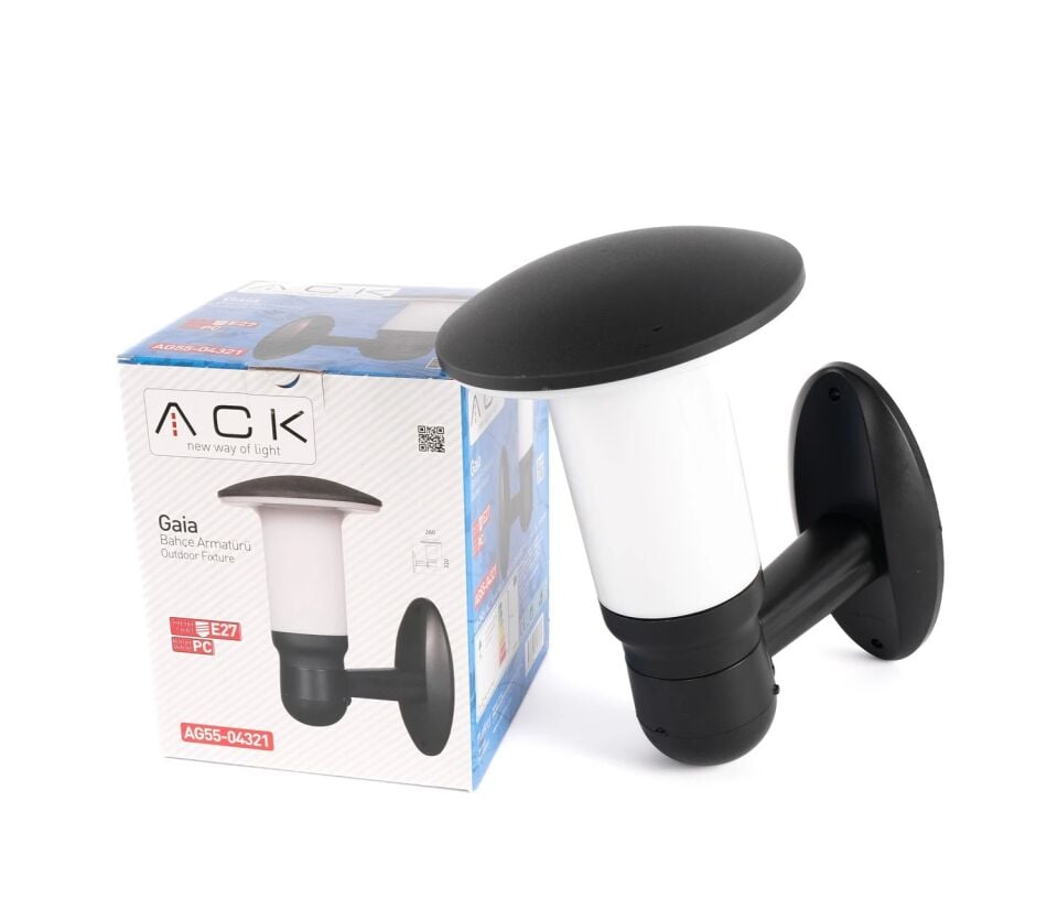 ACK Gaıa Bahce Duvar Aplıgı E27 Pc AG55-04321