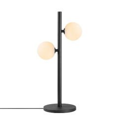 Aydinlatmadunyam Masa Lambasi BlackWhite Domino-11036