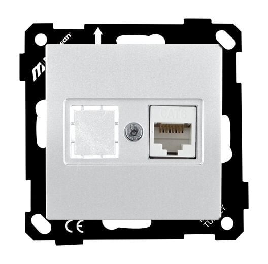 Mutlusan Ep   Data Prizi 1*Rj45  Cat6E  Beyaz - 2270 140 0101
