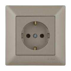 Exen Odak Titanyum Toprakli Priz Komple Takim