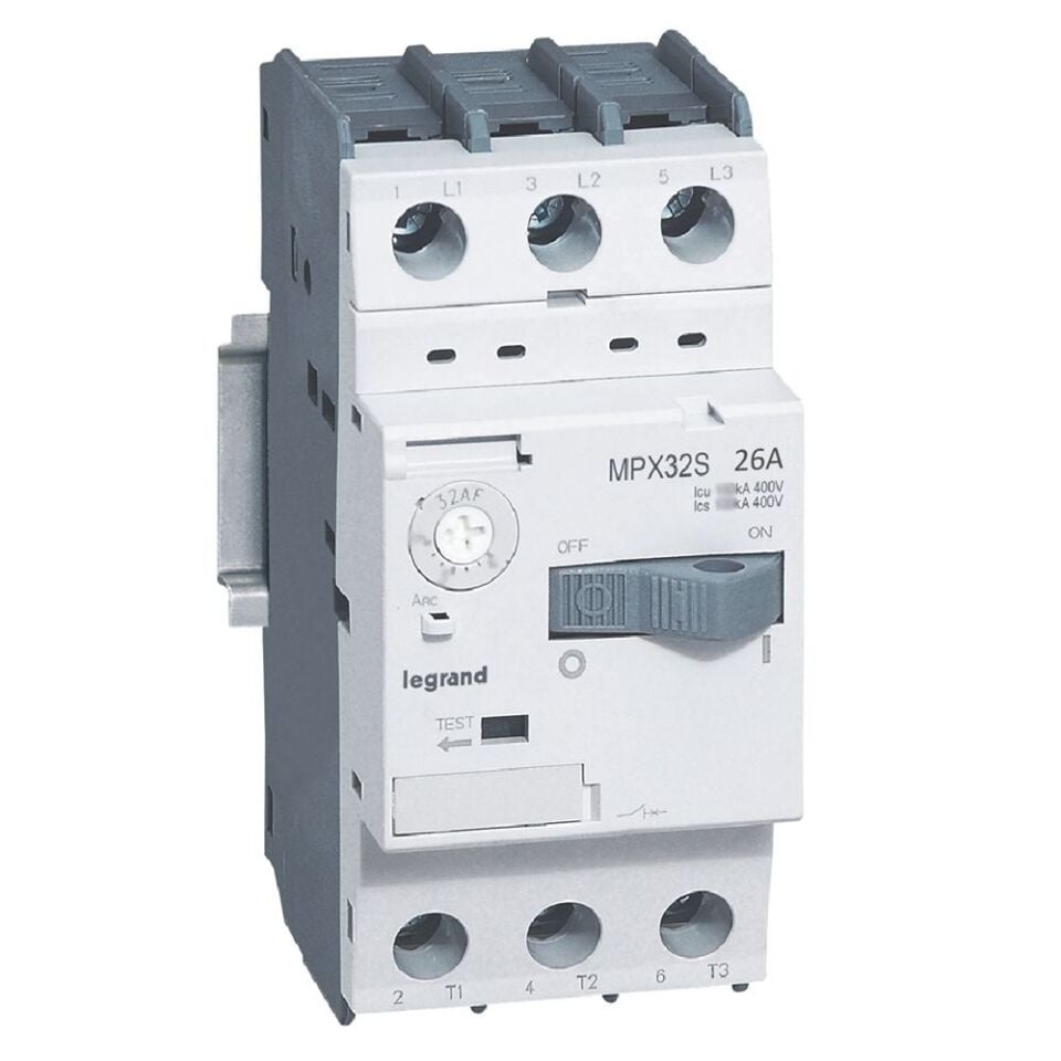 Legrand  MPX³ 32S basmalı tip motor koruma şalteri 18 - 26A LEG-417314