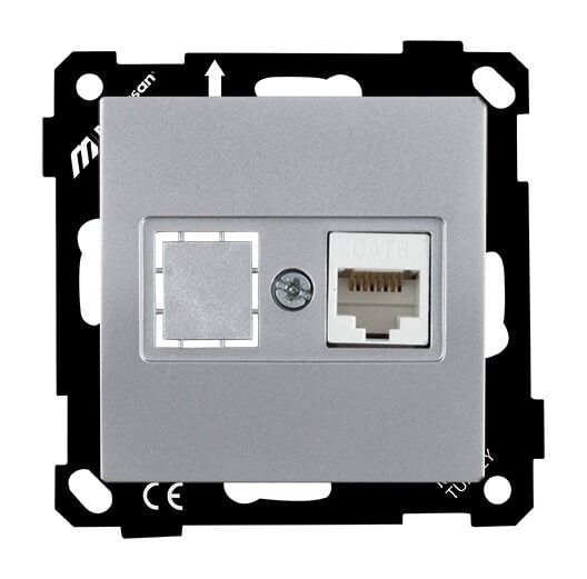 Mutlusan Ep   Data Prizi 1*Rj45  Cat6  Gümüş - 2270 140 0192