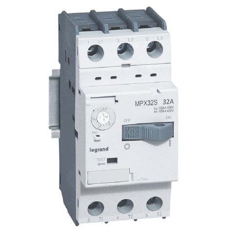Legrand  MPX³ 32S basmalı tip motor koruma şalteri 22 - 32A LEG-417315