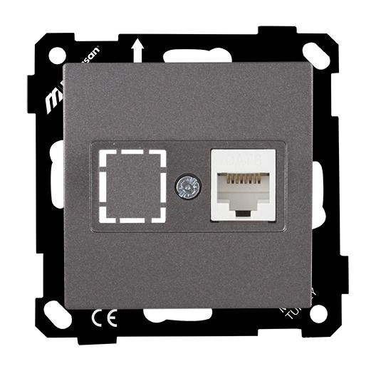 Mutlusan Ep   Data Prizi 1*Rj45  Cat6  Füme - 2270 140 0195