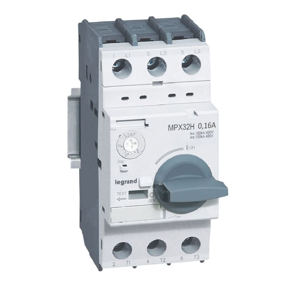 Legrand  MPX³ 32H çevirmeli tip motor koruma şalteri 0.1 - 0.16A LEG-417320