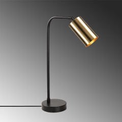 Aydinlatmadunyam Masa Lambasi BlackVintage Silindirkem-Num-5081