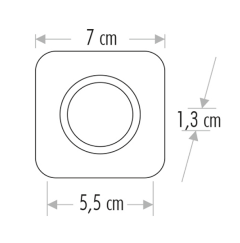 Ct-5175 Ledli Koridor Armatürü Cata Günışığı