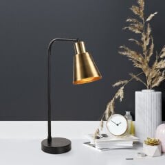 Aydinlatmadunyam Masa Lambasi BlackVintage Konikkem-Num-5086