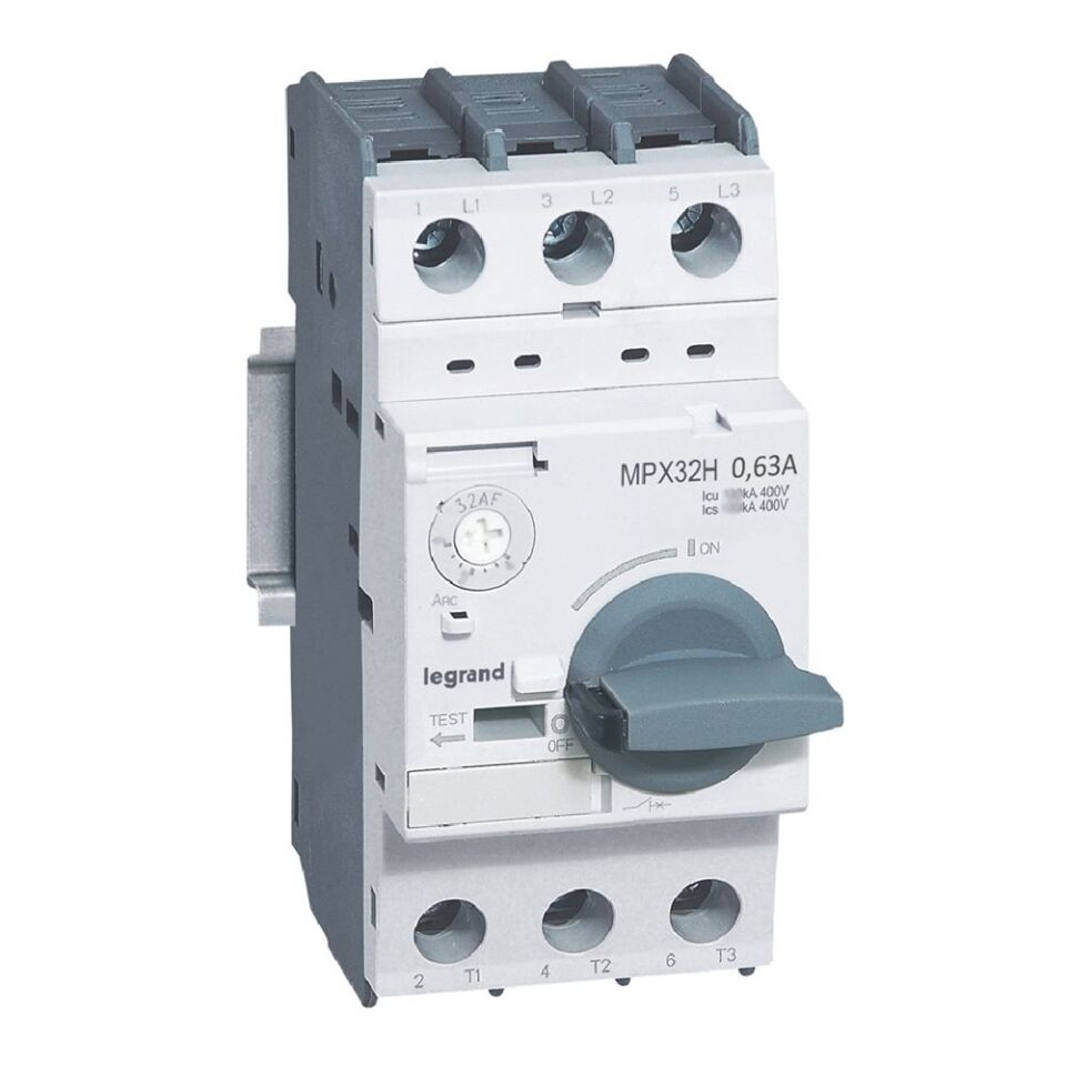 Legrand  MPX³ 32H çevirmeli tip motorkoruma şalteri 0.4-0.63A LEG-417323