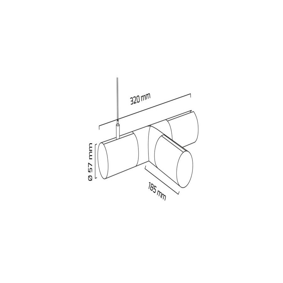 Goya Gy 8091 Beyaz Kasa Linear Armatür