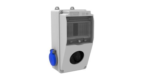 Bemis  Ön 1 Ad.Delikli 1/16A 220V 2 Ad. Yan IP44 BD1-2101-2020