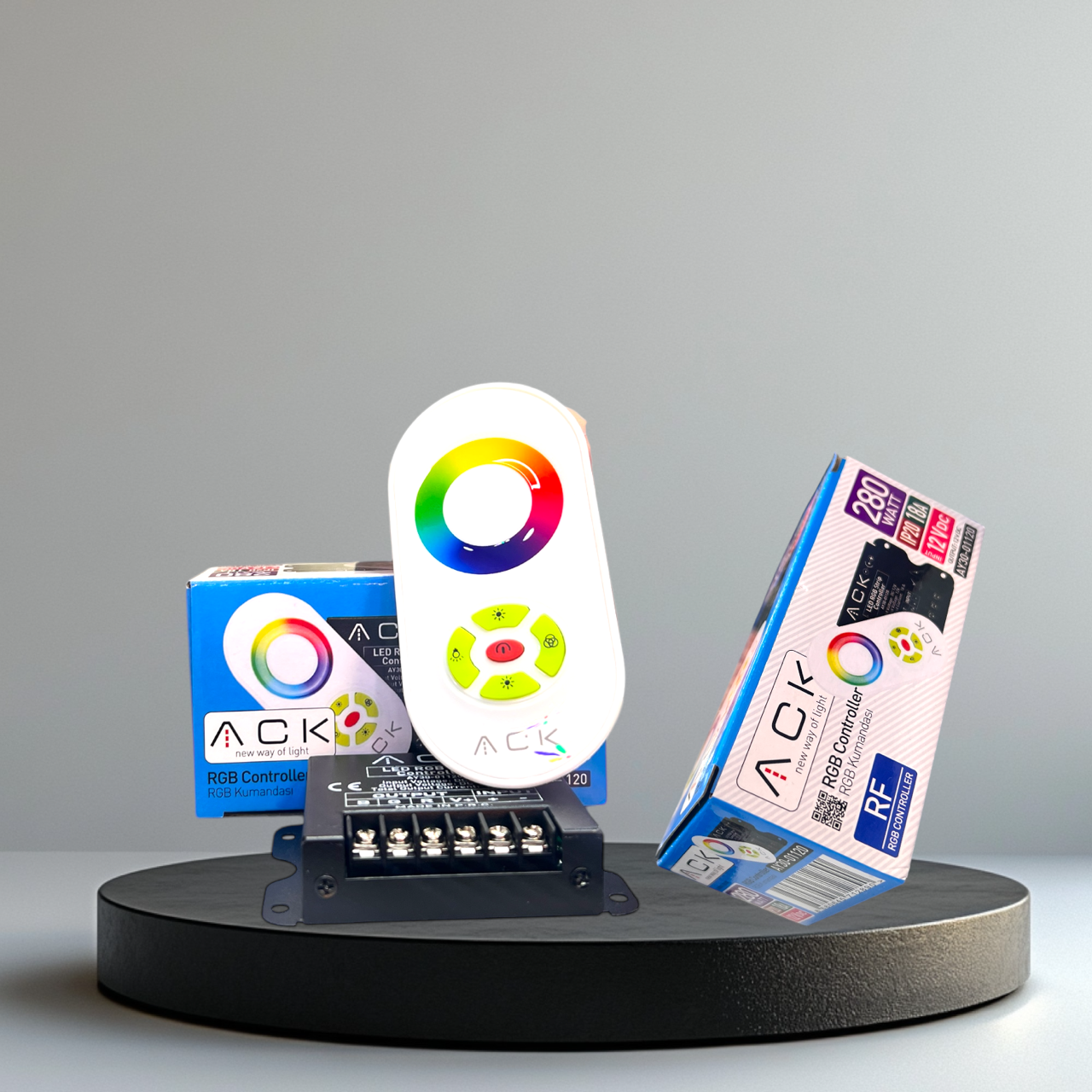 ACK 12V Dc 18A 280W Çok Fonksıyonlu Rgb Kumandası AY30-01120