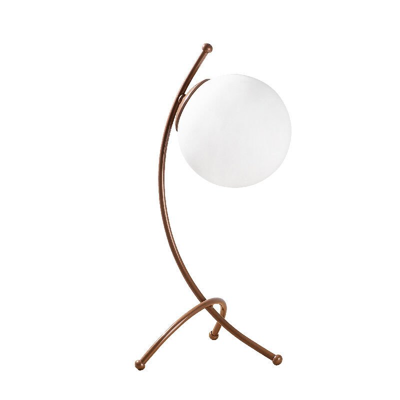 Aydinlatmadunyam Masa Lambasi WhiteCopper Yaya-Num-5013