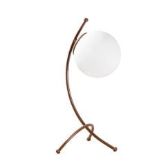 Aydinlatmadunyam Masa Lambasi WhiteCopper Yaya-Num-5013