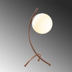 Aydinlatmadunyam Masa Lambasi WhiteCopper Yaya-Num-5013