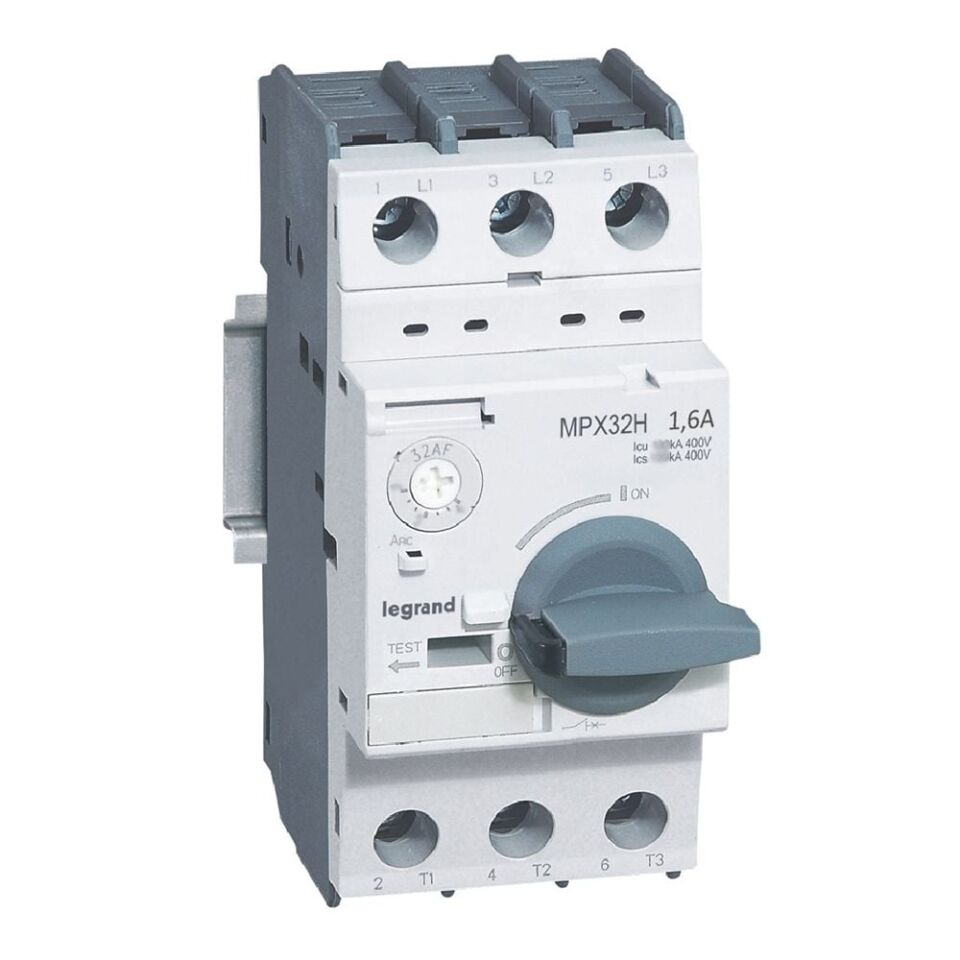 Legrand  MPX³ 32H çevirmeli tip motor koruma şalteri 1 - 1.6A LEG-417325