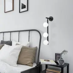Aydinlatmadunyam Aplik BlackWhite Domino-11040