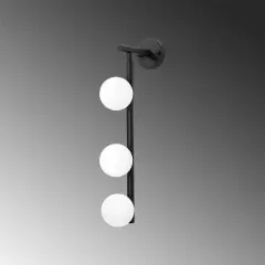 Aydinlatmadunyam Aplik BlackWhite Domino-11040