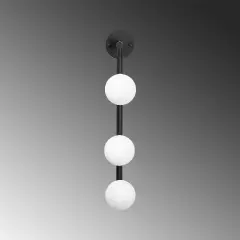 Aydinlatmadunyam Aplik BlackWhite Domino-11040