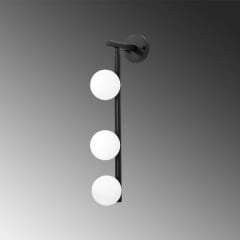 Aydinlatmadunyam Aplik BlackWhite Domino-11040