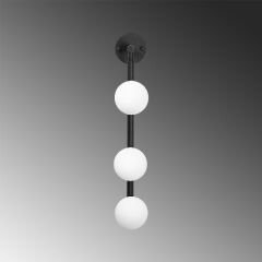 Aydinlatmadunyam Aplik BlackWhite Domino-11040