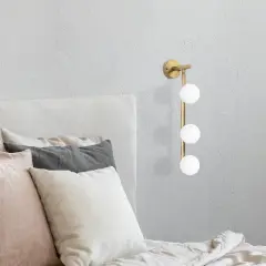 Aydinlatmadunyam Aplik Shiny Gold Domino-11045
