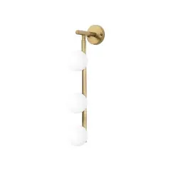 Aydinlatmadunyam Aplik Shiny Gold Domino-11045