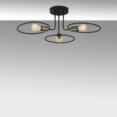 Aydinlatmadunyam Plafonyer Black Circle-Nua-1341