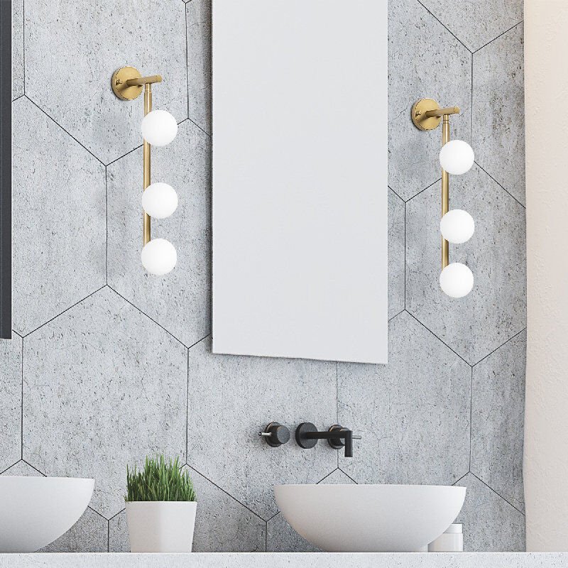 Aydinlatmadunyam Aplik Shiny Gold Domino-11045