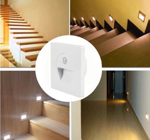 Cata 1W Sensörlü Fotoselli Koridor Led Aydınlatma CT-5170 Beyaz Işık