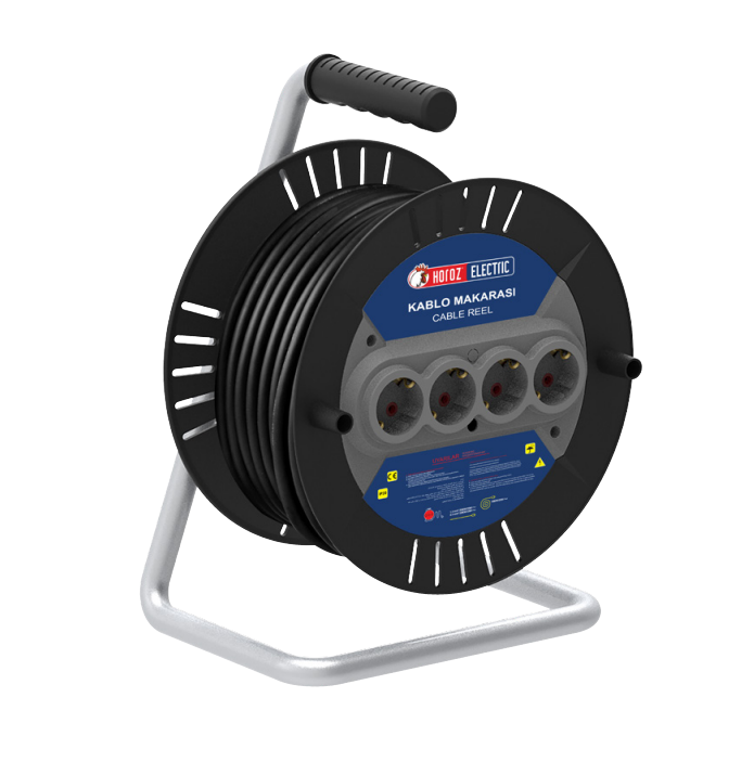 HOROZ 310-040-101 Roll 1 Seyyar Plastik Makara  40 Mt 3X1,5 Mm (Cca) H-310-040-101