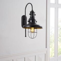 Aydinlatmadunyam Aplik Black Ezel-Nuw-3131