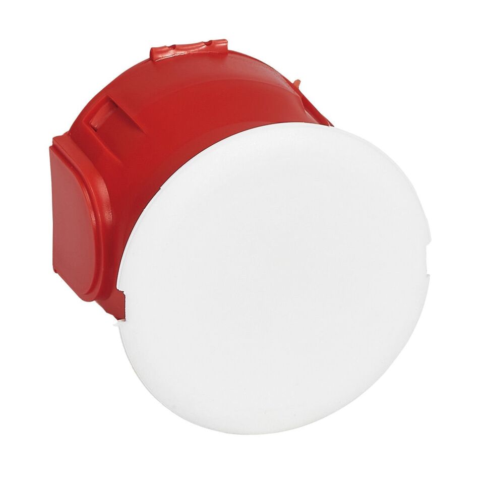 Legrand  Batibox Aplik için kapaklı buat Ø40 mm - Örme duvarda LEG-089246