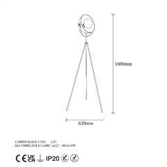 Aydinlatmadunyam Lambader BlackGold Mixed-11516