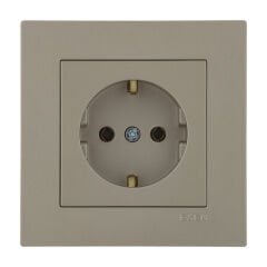 Exen Karell Titanyum Toprakli Priz Komple Takim