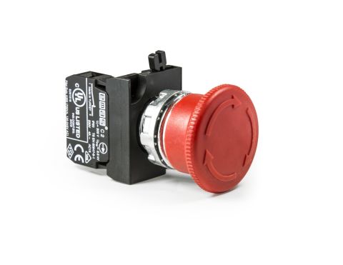 Emas C Somunlu Metal Man. Kaf.Şok. Acil Stop Buton 40Mm - CM200E