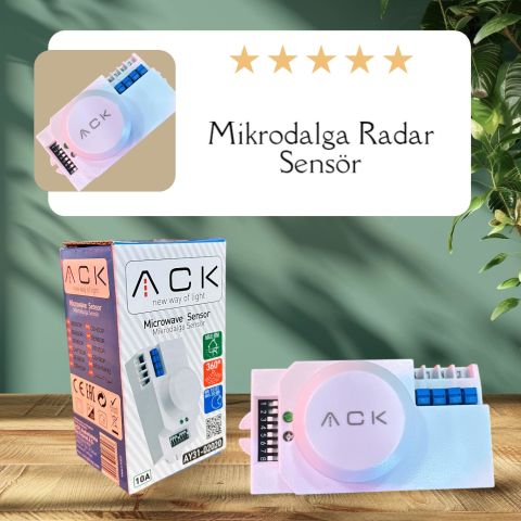 ACK 360 Derece Mıkrodalga Radar Sensör AY31-02020