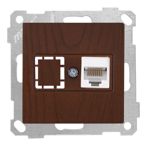 Mutlusan Data Prizi 1*Rj45  Cat5E  Ceviz - 2100 136 0157