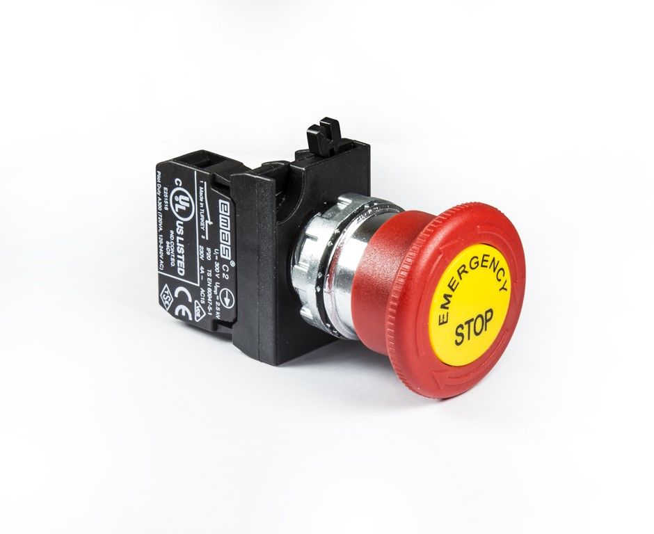 Emas C Somunlu Met.Man.Kaf.Şok.Acil Stop But.40Mm Etike - CM200EE
