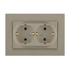 Exen Karell Titanyum Ikili Toprakli Priz Komple Takim